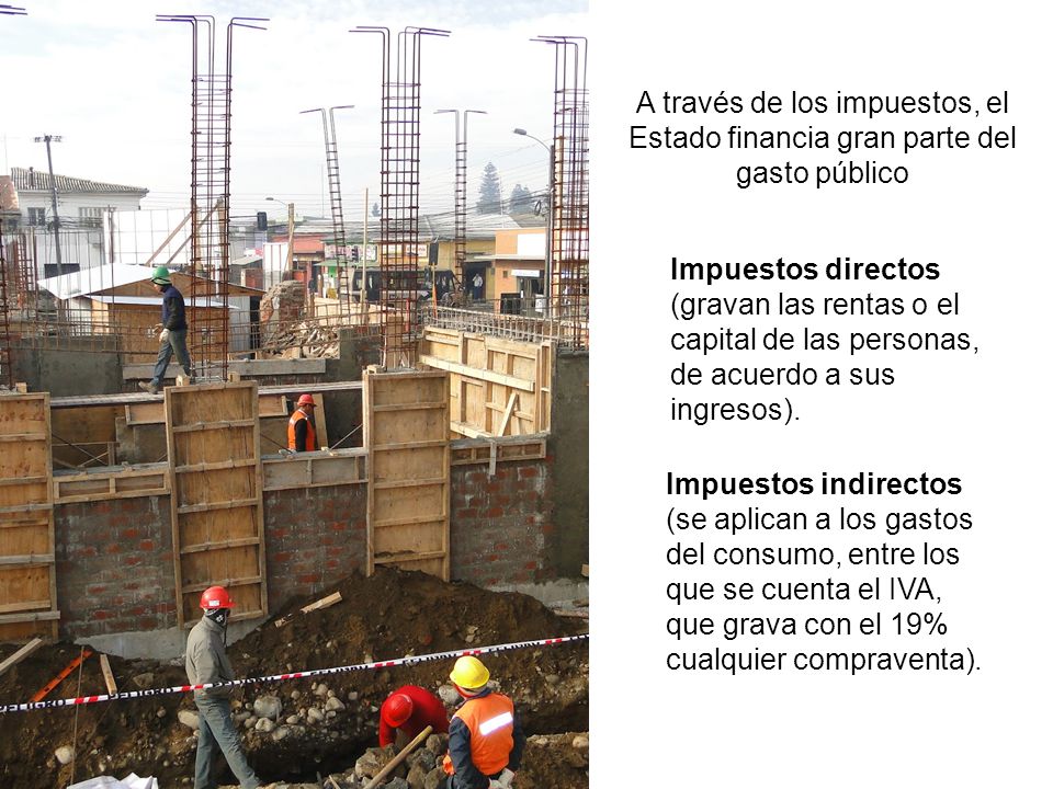 A través de los impuestos, el Estado financia gran parte del gasto público