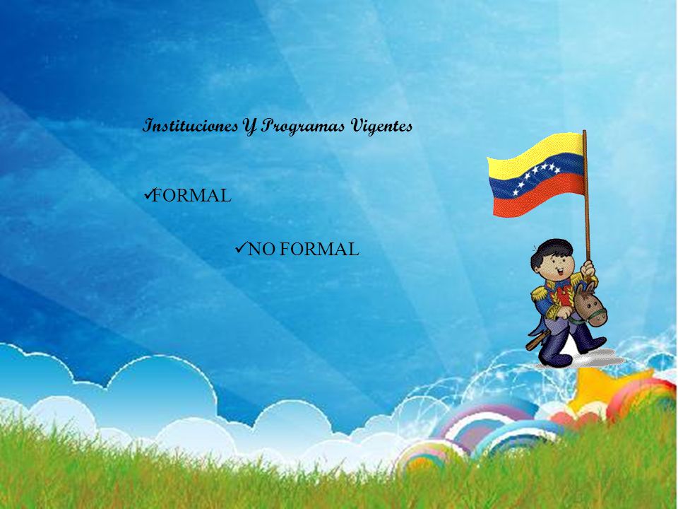 Instituciones Y Programas Vigentes