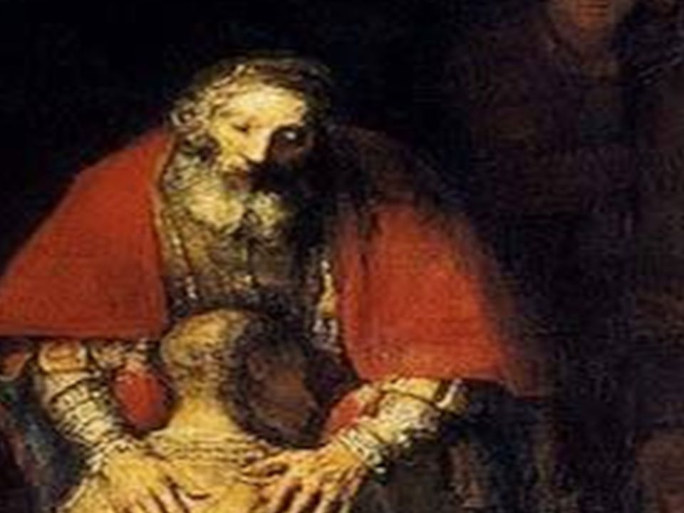 Bajo la forma de un viejo patriarca judío, emerge también un Dios maternal que recibe a su hijo en casa.