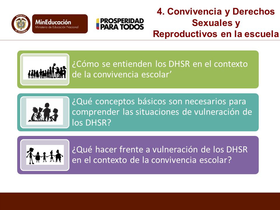 4. Convivencia y Derechos Sexuales y Reproductivos en la escuela