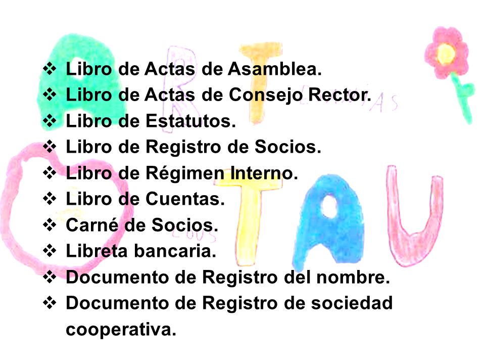 Libro de Actas de Asamblea.