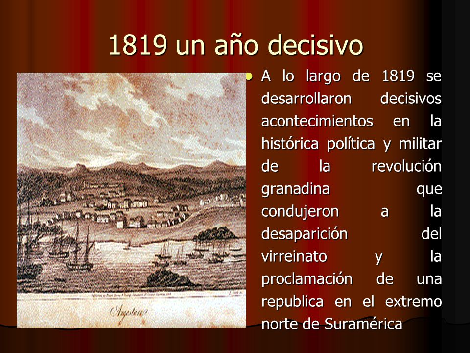1819 un año decisivo