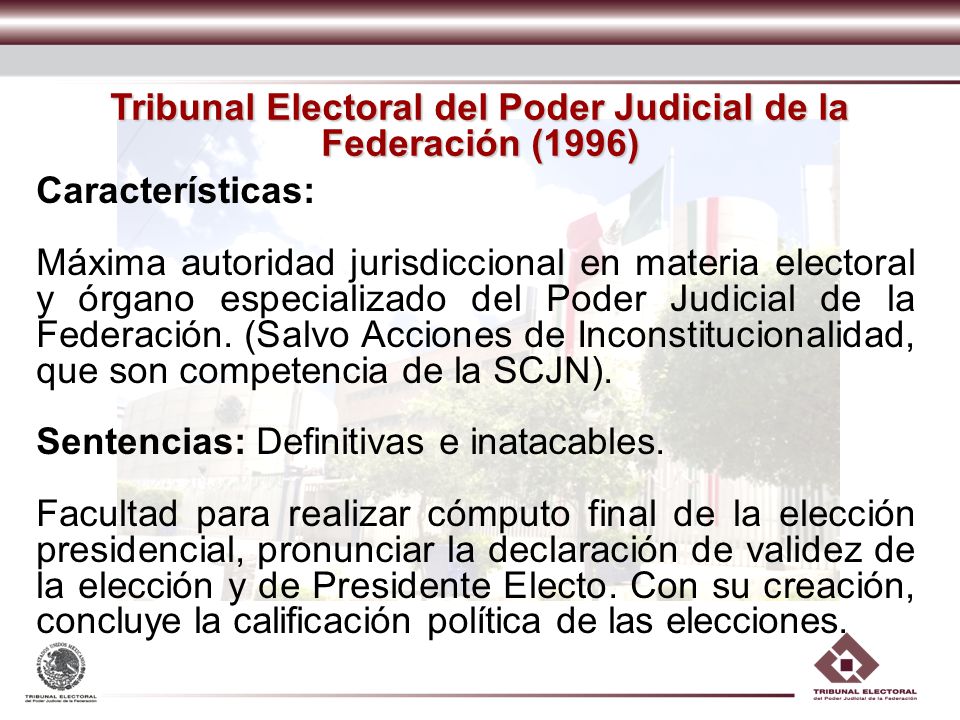 Tribunal Electoral del Poder Judicial de la Federación (1996)