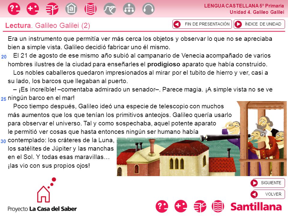 Lectura. Galileo Galilei (2)