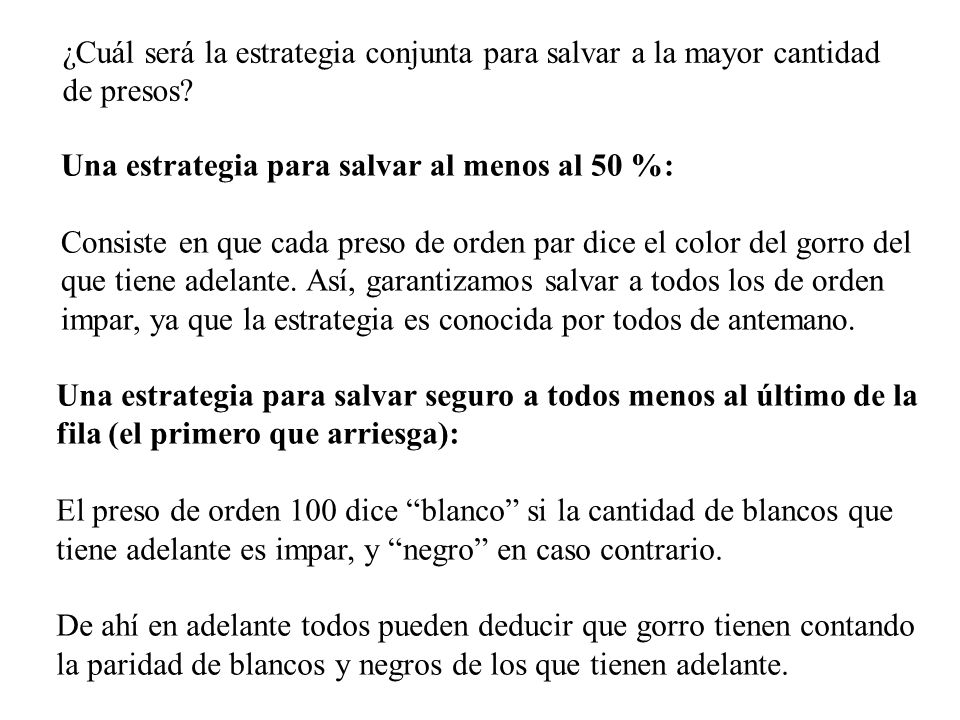 ¿Cuál será la estrategia conjunta para salvar a la mayor cantidad de presos