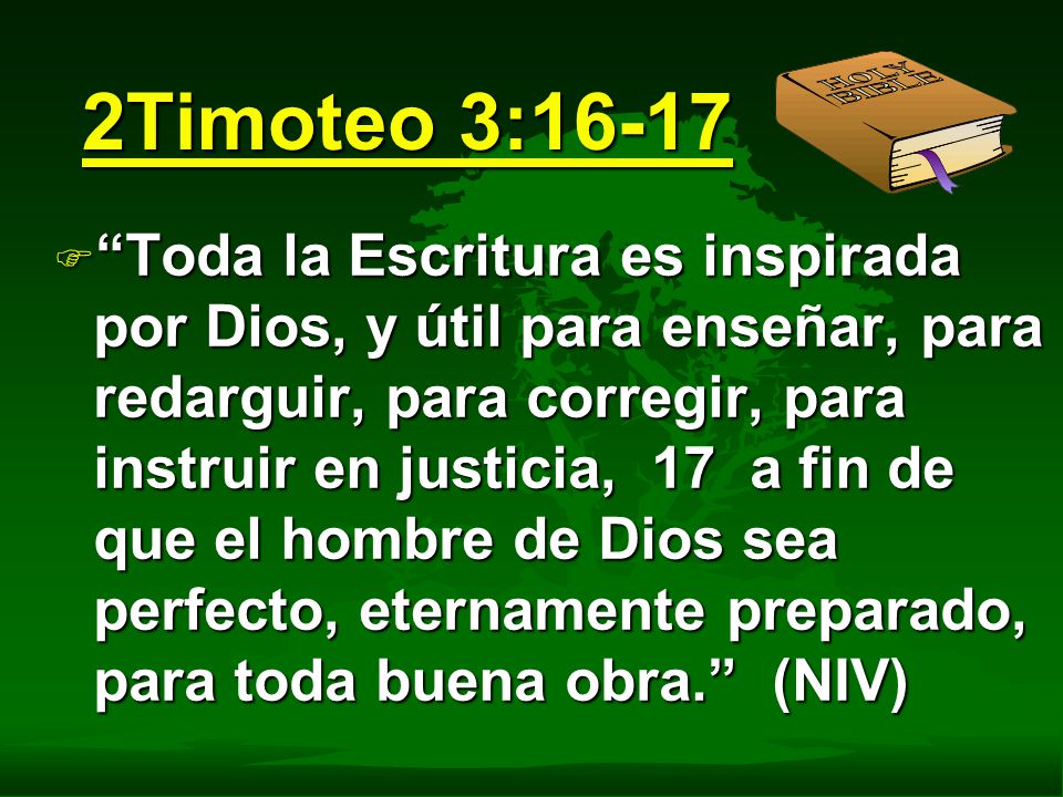 2Timoteo 3:16-17