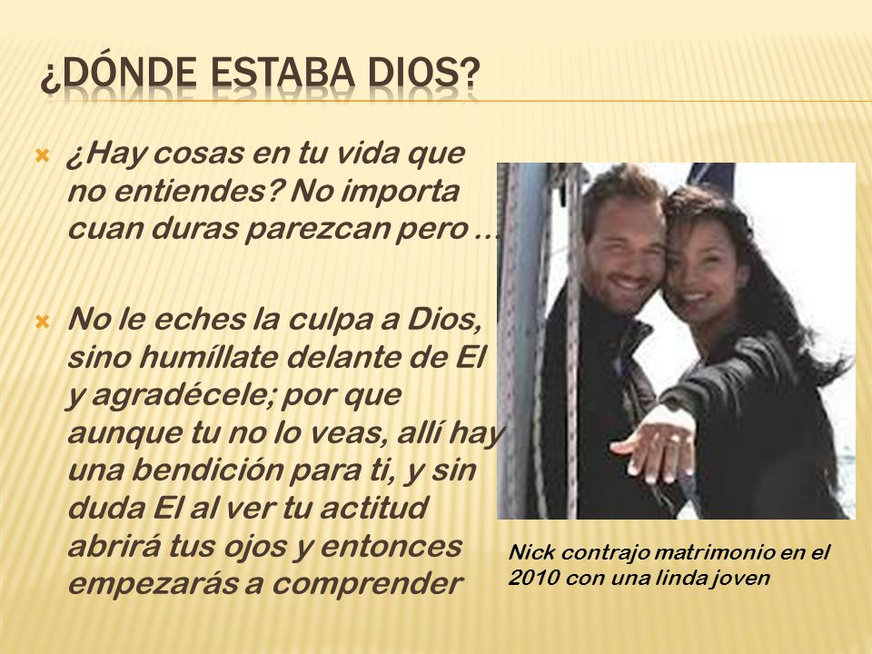 ¿Dónde estaba Dios ¿Hay cosas en tu vida que no entiendes No importa cuan duras parezcan pero ...