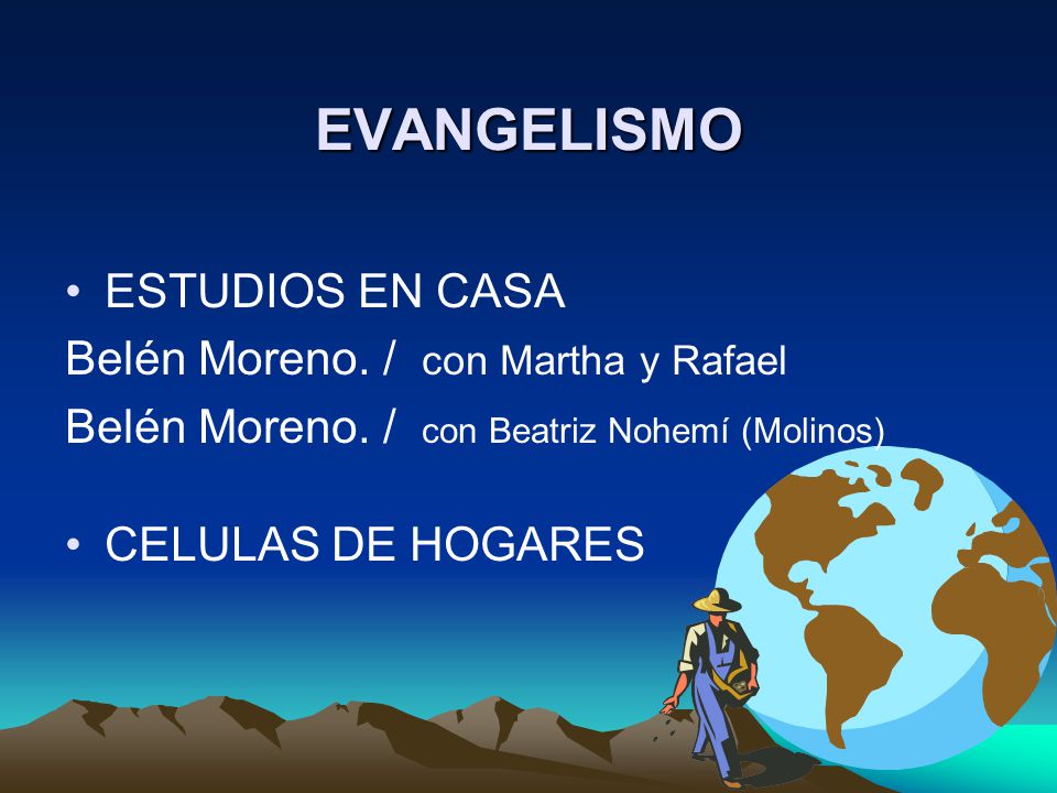 EVANGELISMO ESTUDIOS EN CASA Belén Moreno. / con Martha y Rafael