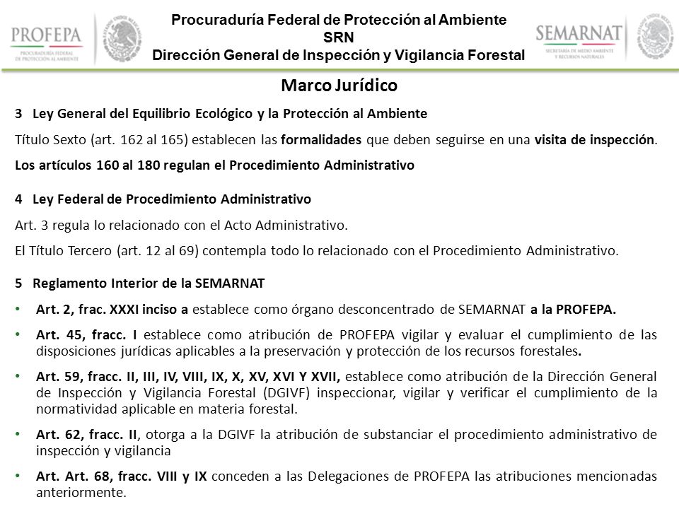 Marco Jurídico 3 Ley General del Equilibrio Ecológico y la Protección al Ambiente.