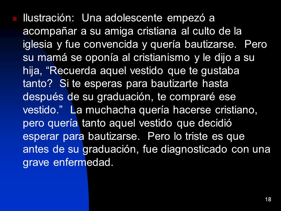 Ilustración: Una adolescente empezó a acompañar a su amiga cristiana al culto de la iglesia y fue convencida y quería bautizarse.