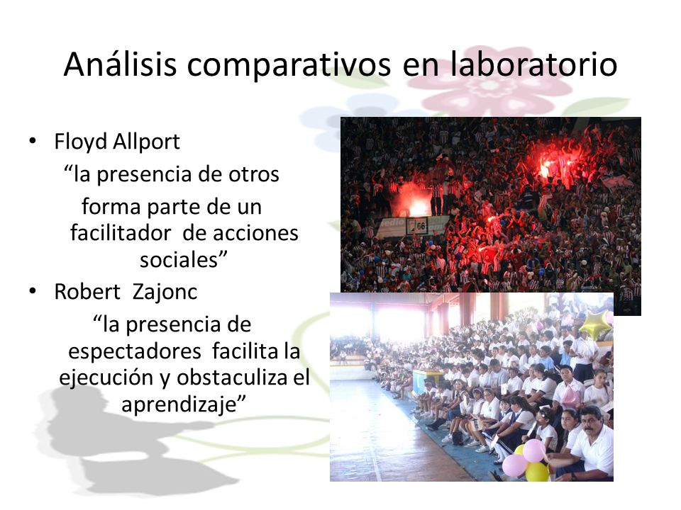 Análisis comparativos en laboratorio