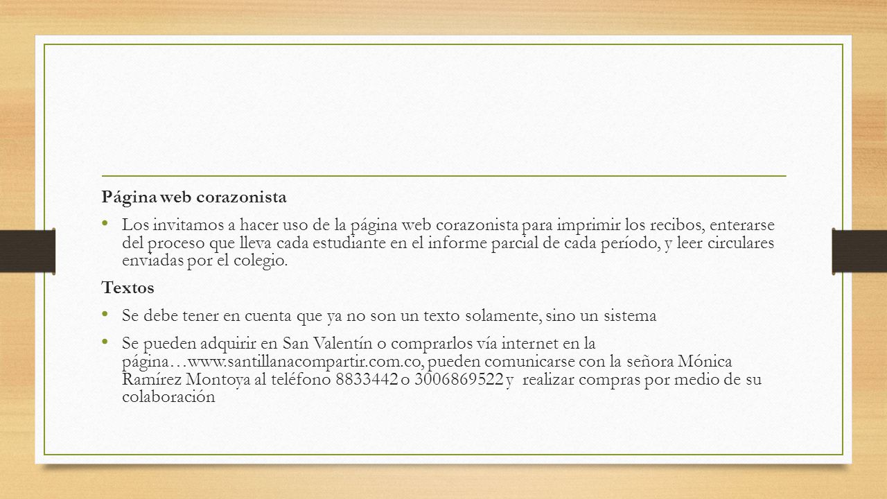 Página web corazonista