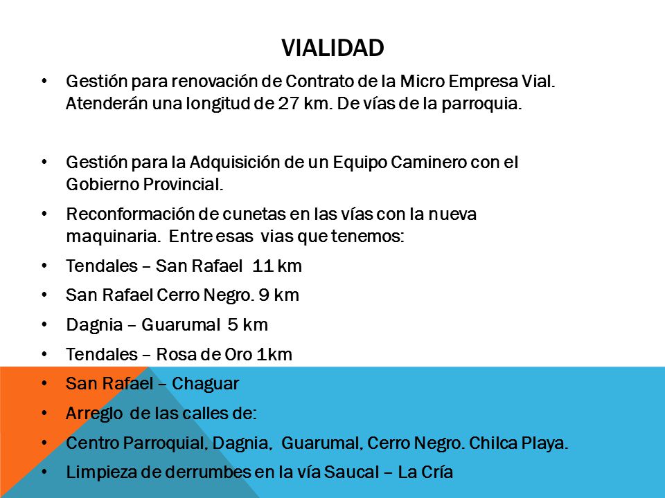 Vialidad Gestión para renovación de Contrato de la Micro Empresa Vial. Atenderán una longitud de 27 km. De vías de la parroquia.