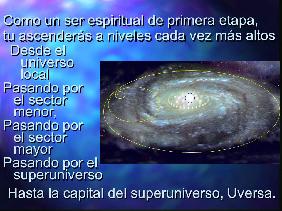 Como un ser espiritual de primera etapa, tu ascenderás a niveles cada vez más altos