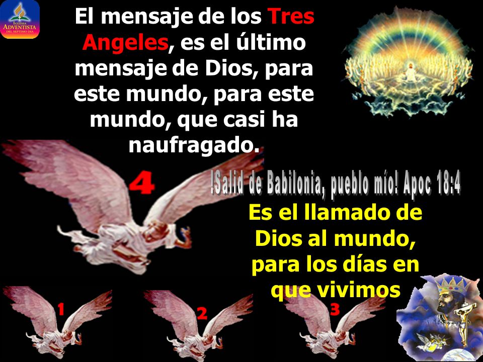 Es el llamado de Dios al mundo, para los días en que vivimos