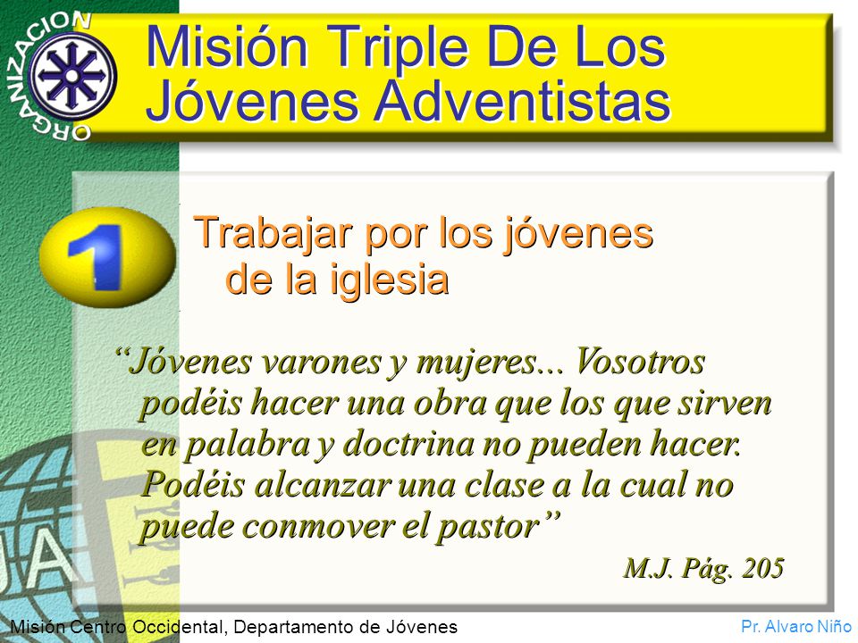 Misión Triple De Los Jóvenes Adventistas