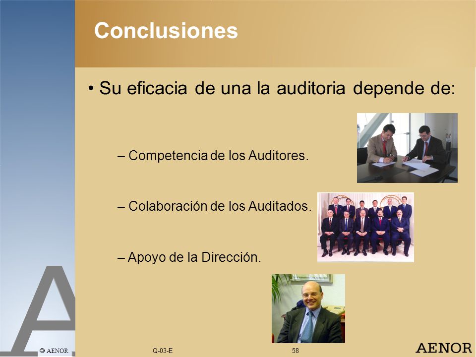 Informe de auditoria Revisar, por parte del Equipo auditor, todas las