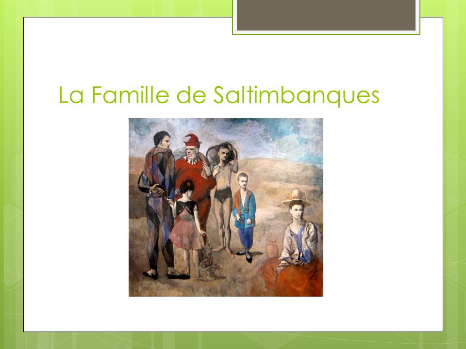 La Famille de Saltimbanques