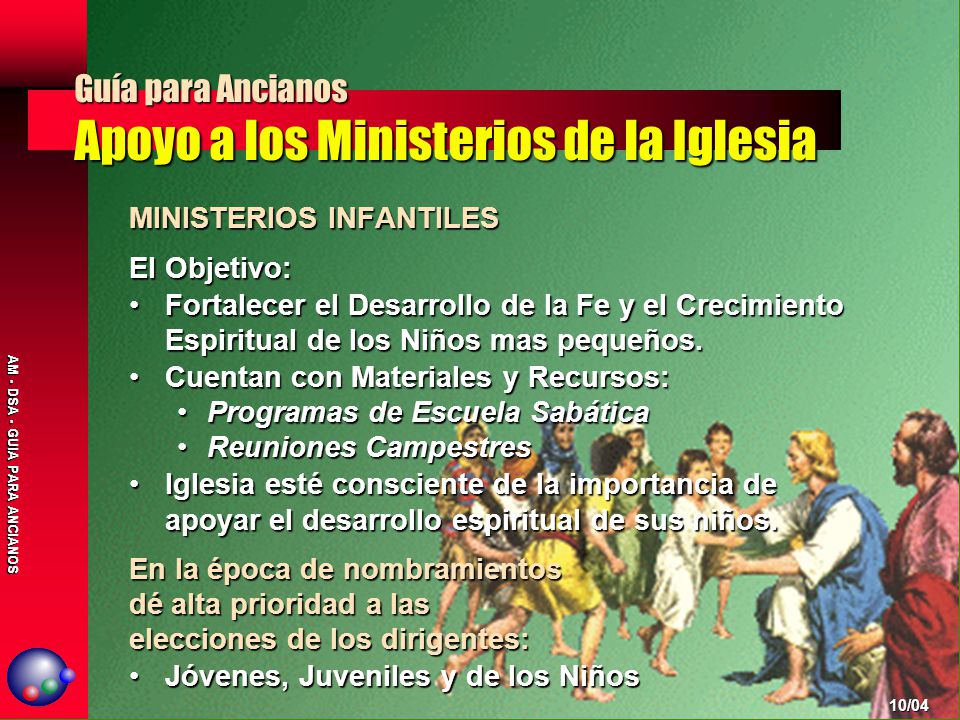 Guía para Ancianos Apoyo a los Ministerios de la Iglesia