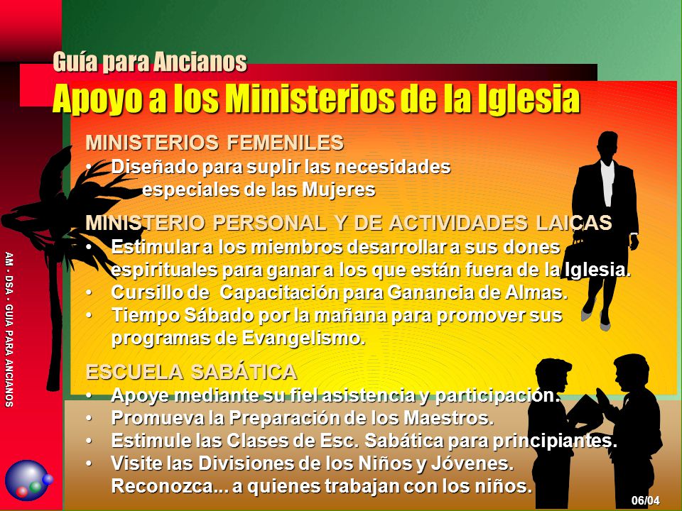 Guía para Ancianos Apoyo a los Ministerios de la Iglesia