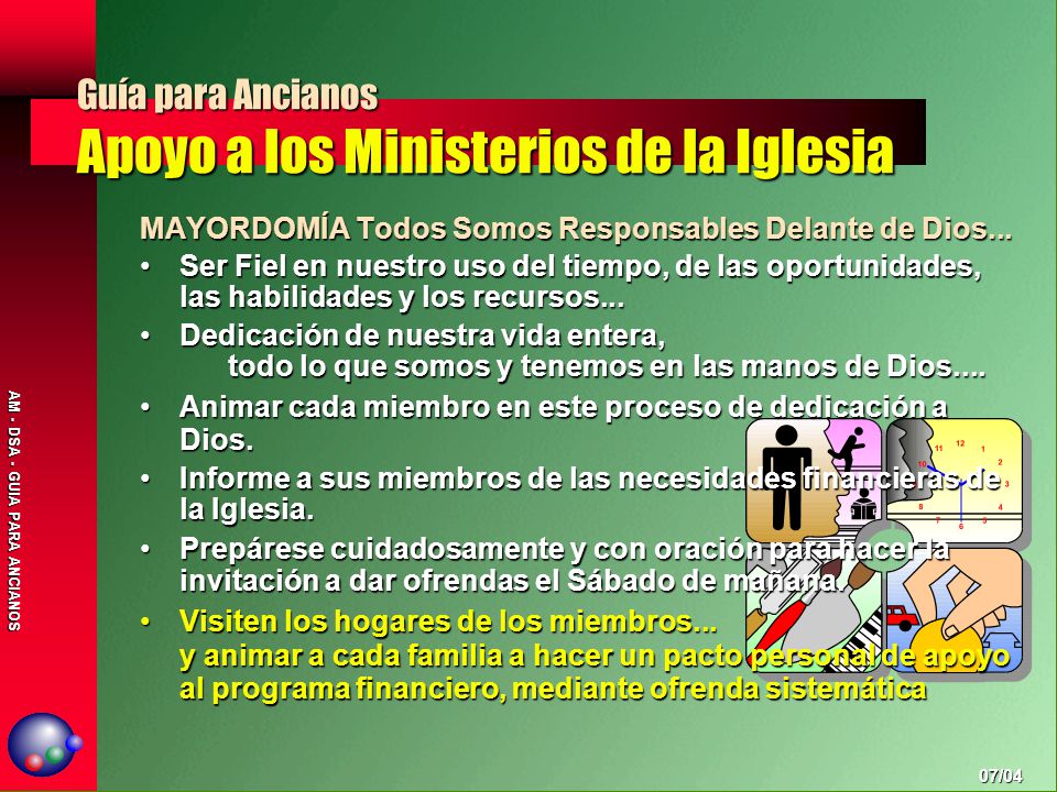 Guía para Ancianos Apoyo a los Ministerios de la Iglesia