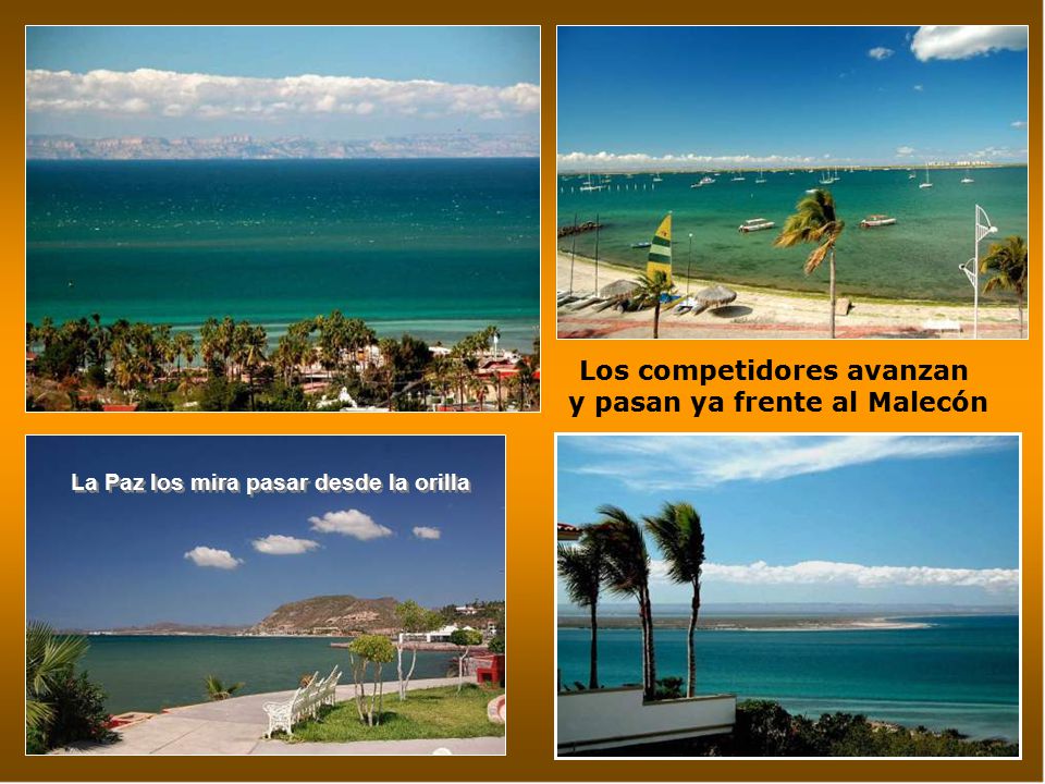Los competidores avanzan y pasan ya frente al Malecón