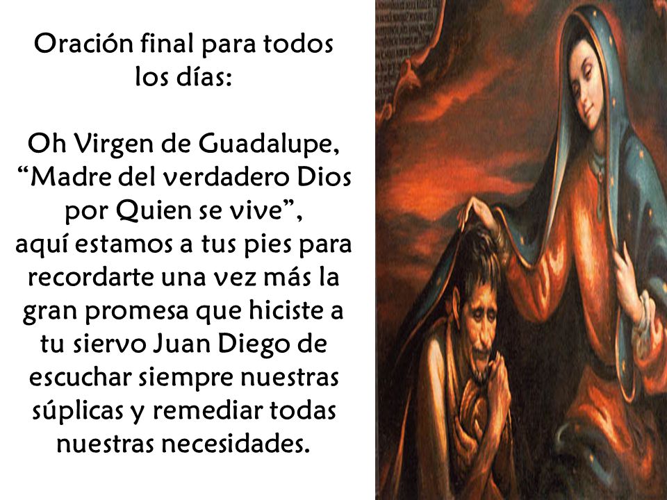 Oración final para todos los días: