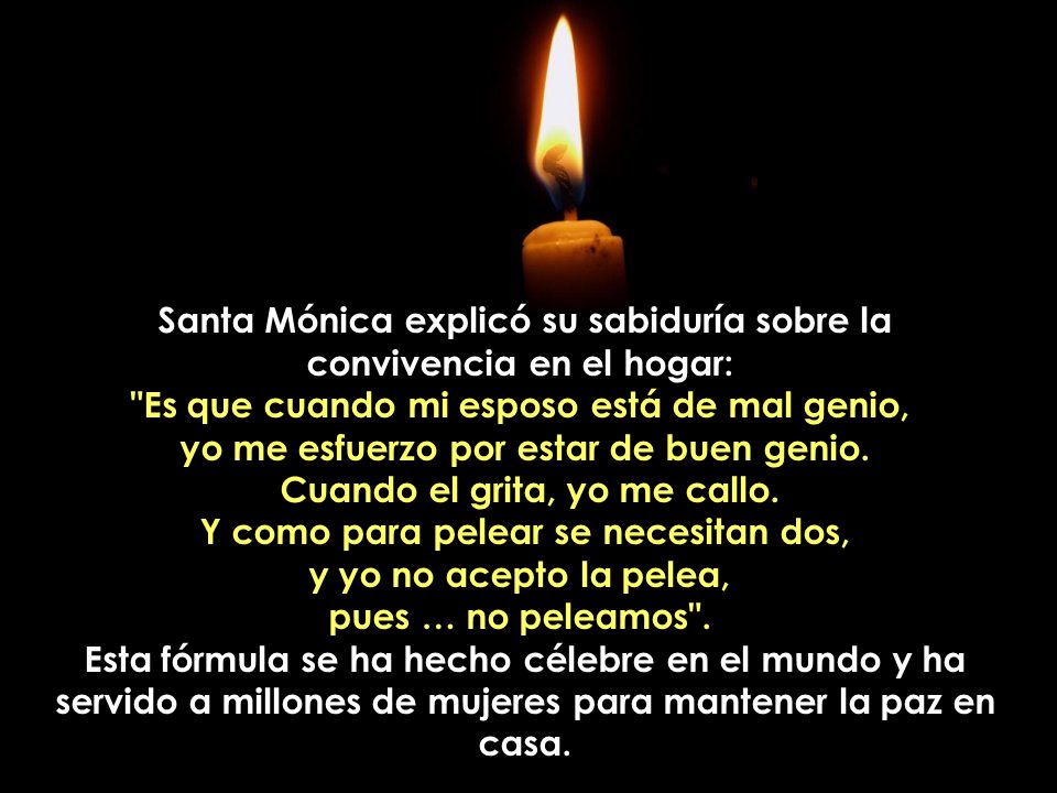 Santa Mónica explicó su sabiduría sobre la convivencia en el hogar: Es que cuando mi esposo está de mal genio, yo me esfuerzo por estar de buen genio.