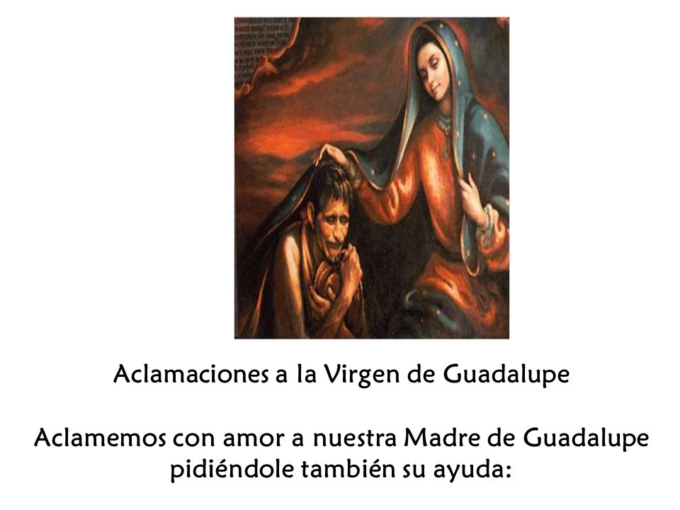 Aclamaciones a la Virgen de Guadalupe