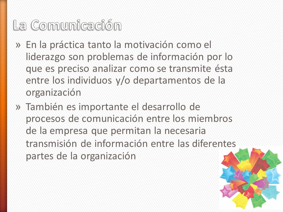 La Comunicación