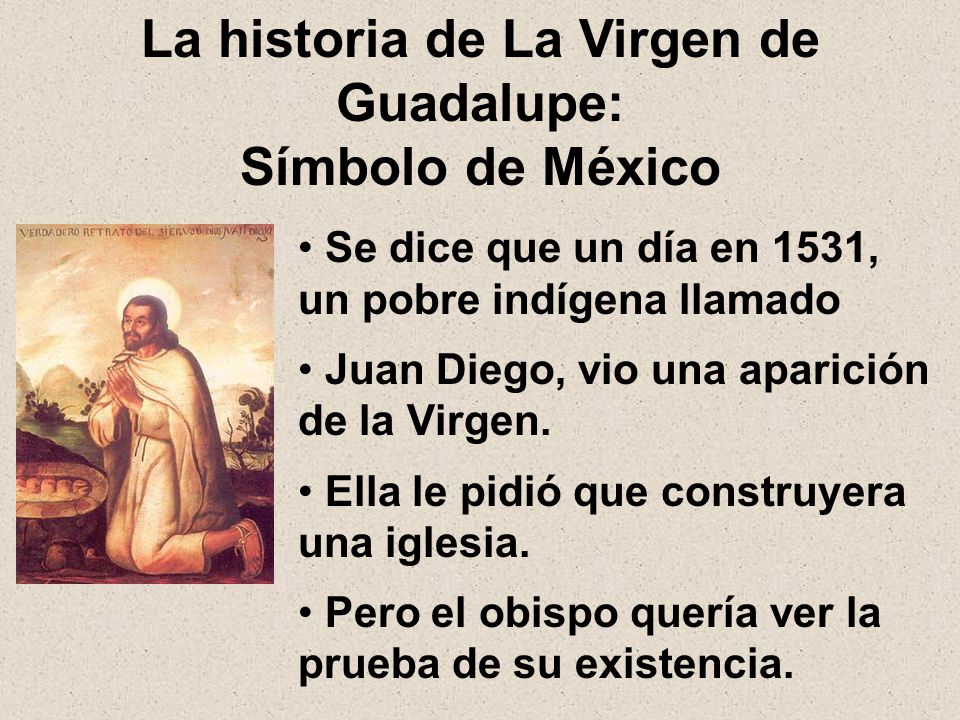 La historia de La Virgen de Guadalupe: