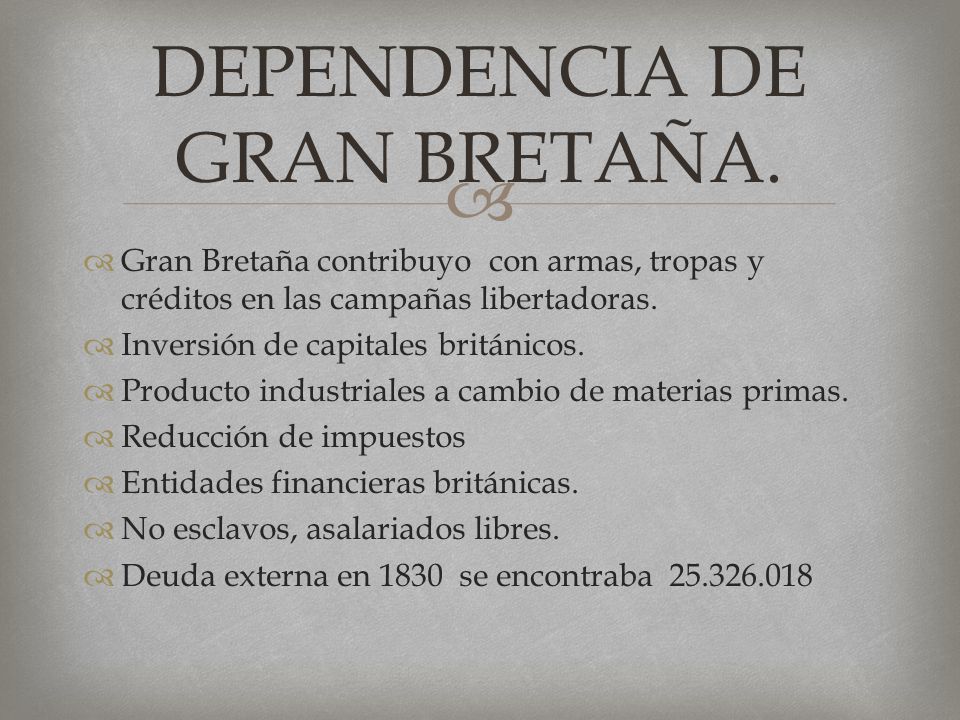 DEPENDENCIA DE GRAN BRETAÑA.