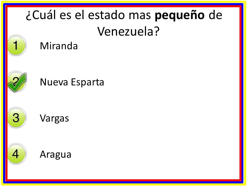 ¿Cuál es el estado mas pequeño de Venezuela
