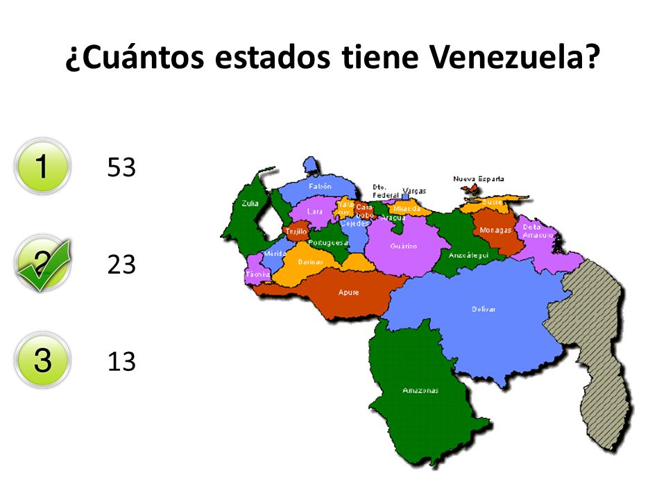 ¿Cuántos estados tiene Venezuela