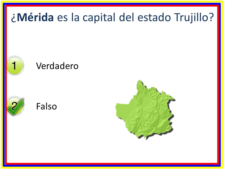 ¿Mérida es la capital del estado Trujillo