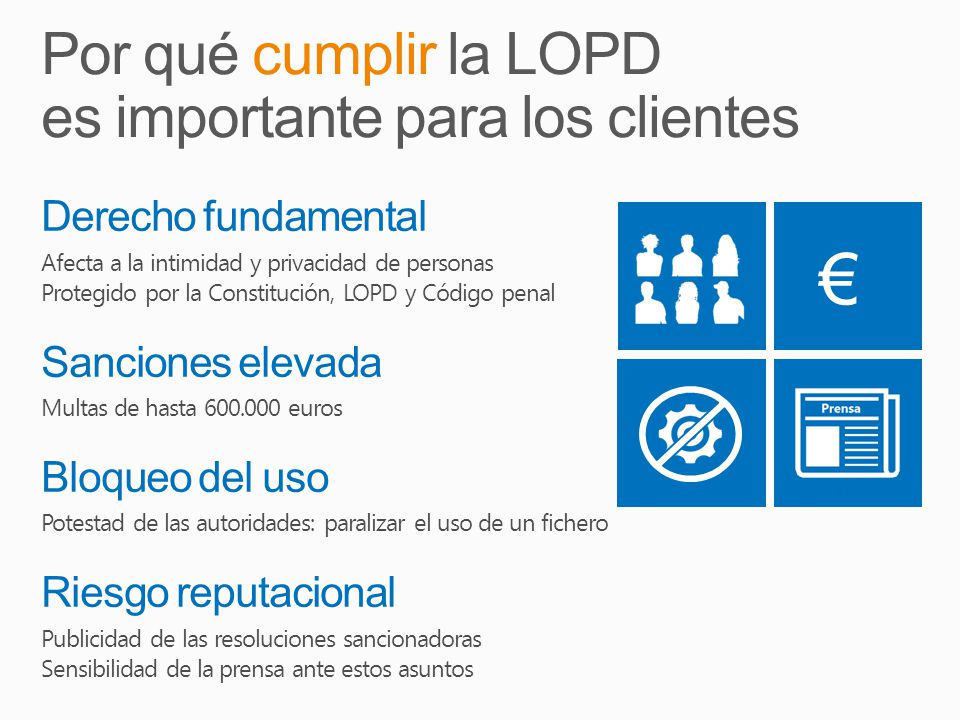 Por qué cumplir la LOPD es importante para los clientes