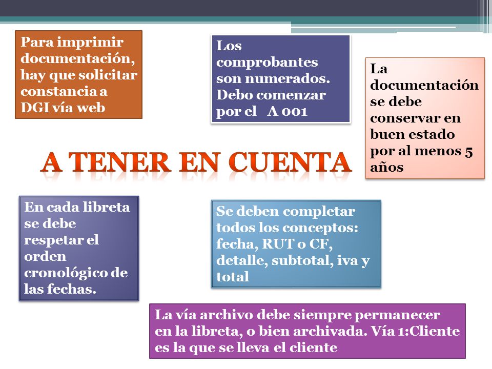 Para imprimir documentación, hay que solicitar constancia a DGI vía web
