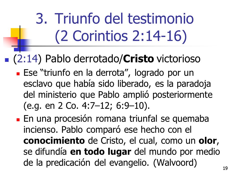 Triunfantes En Cristo 2 Corintios 21 17 Ppt Descargar