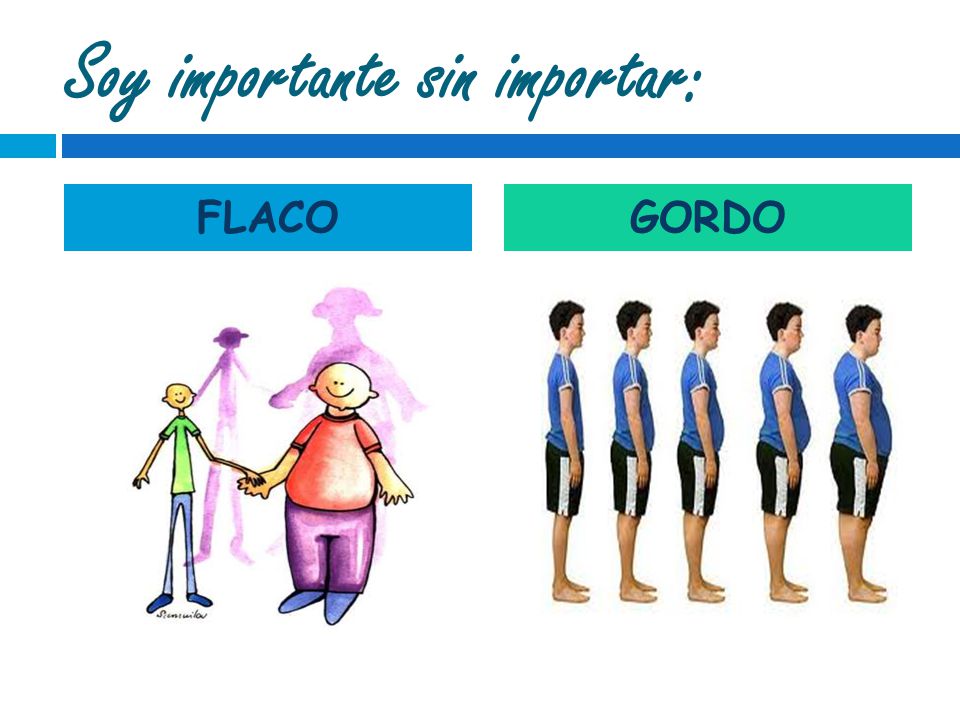 Soy importante sin importar: