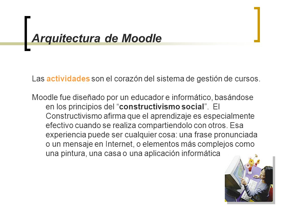 Arquitectura de Moodle