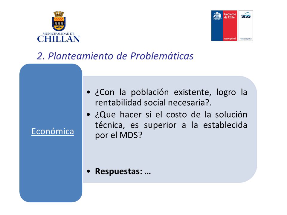 2. Planteamiento de Problemáticas
