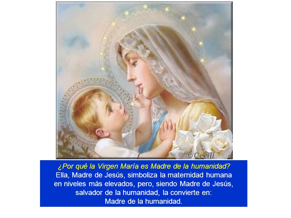 ¿Por qué la Virgen María es Madre de la humanidad