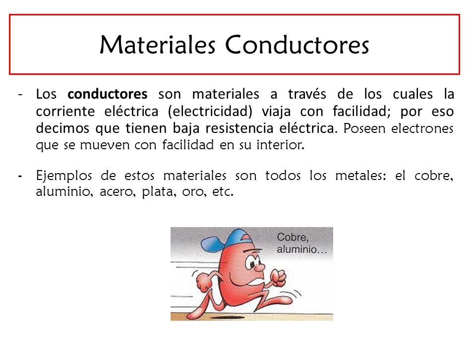 Materiales Conductores