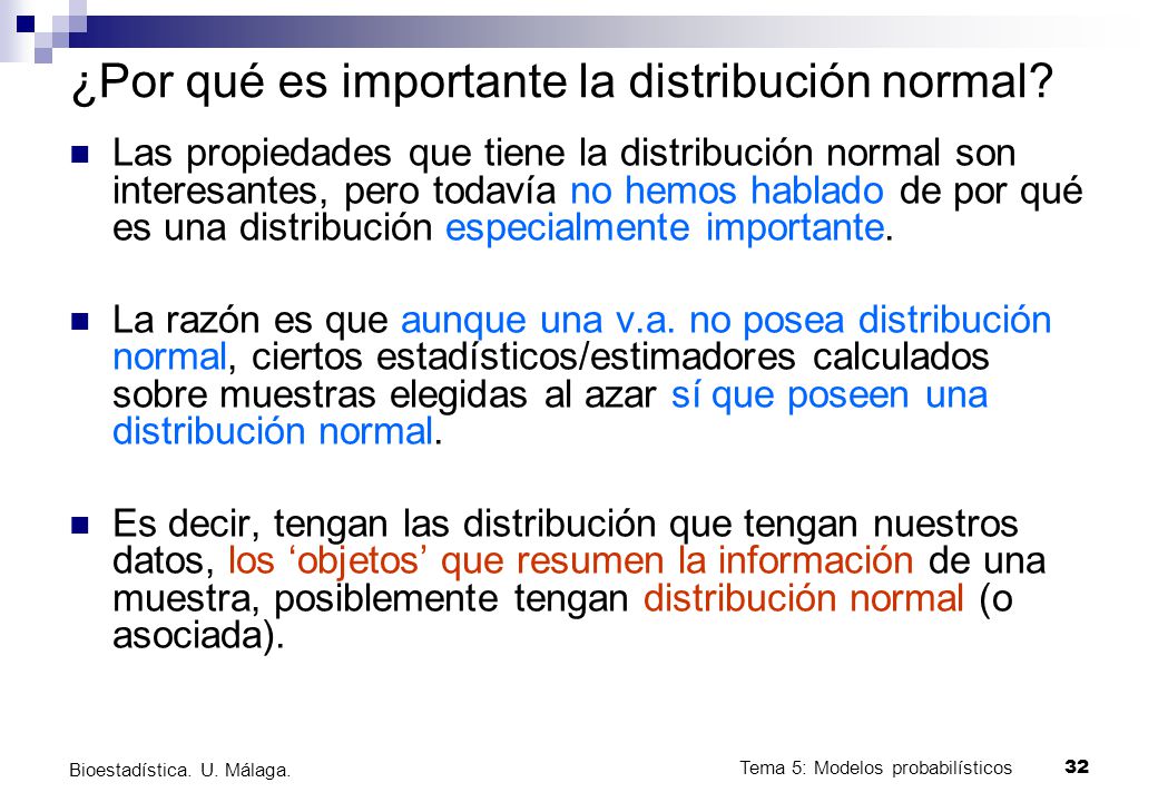 ¿Por qué es importante la distribución normal