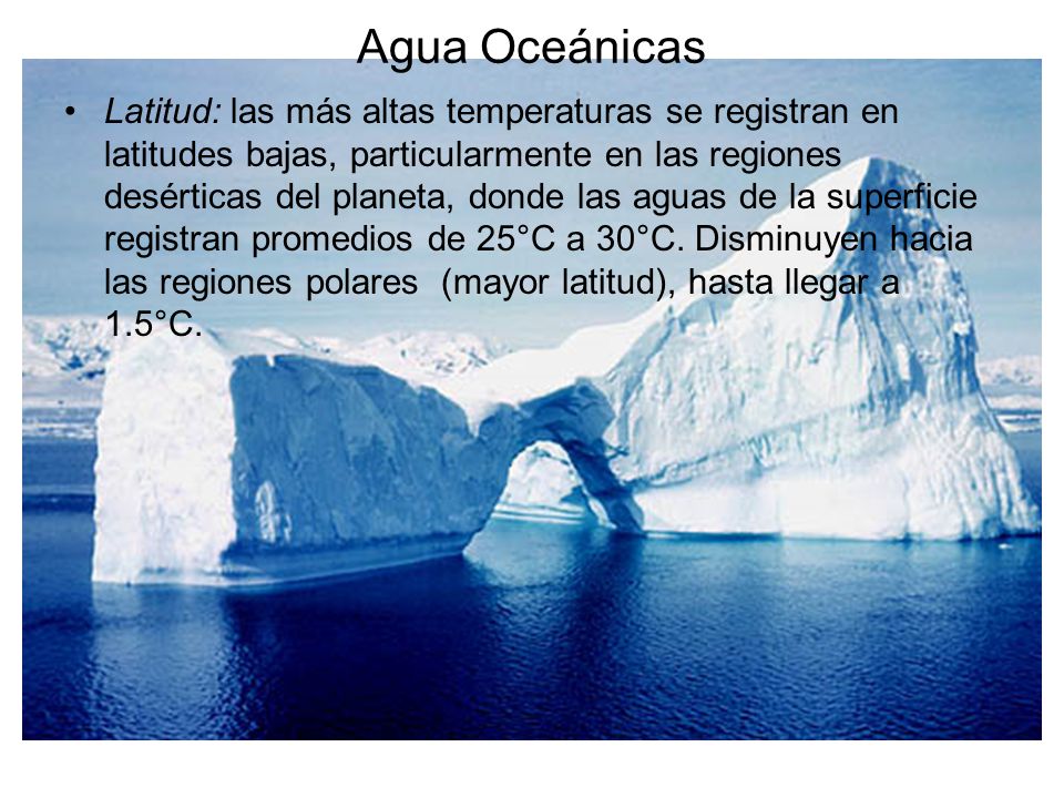 Agua Oceánicas