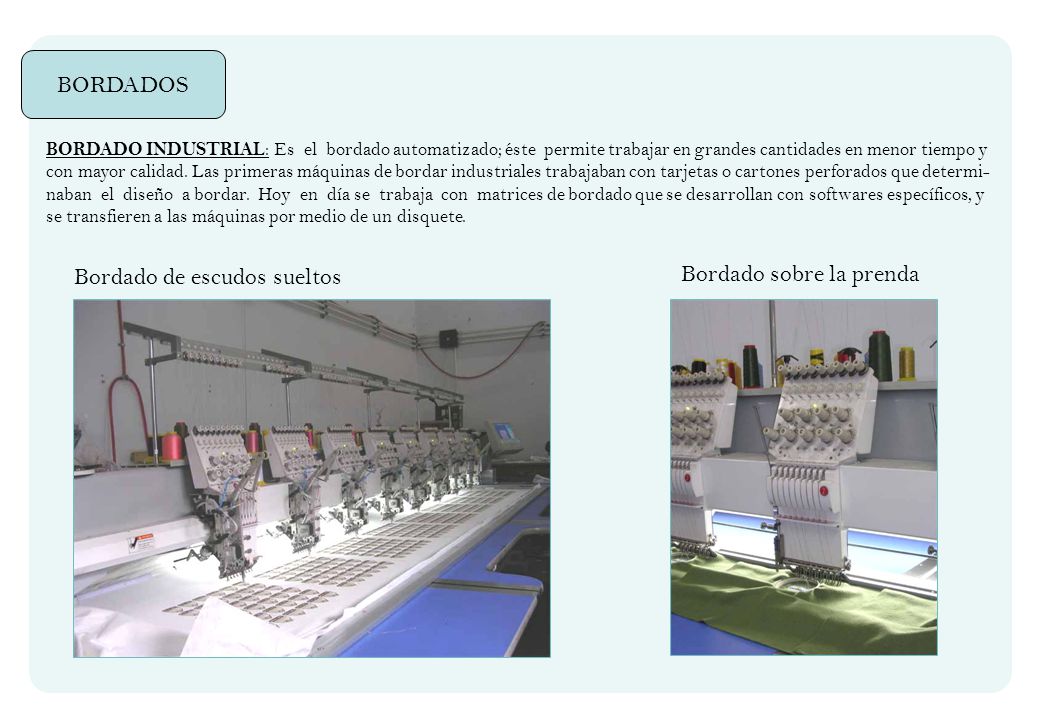 Bordado de escudos sueltos Bordado sobre la prenda