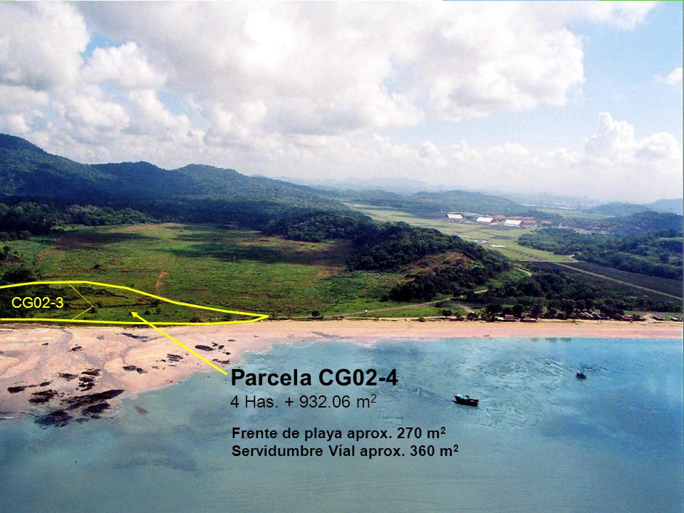 Parcela CG Has m2 CG02-3 Frente de playa aprox. 270 m2