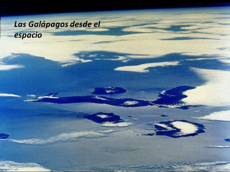 Las Galápagos desde el espacio