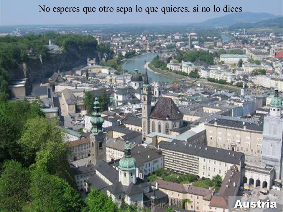 No esperes que otro sepa lo que quieres, si no lo dices