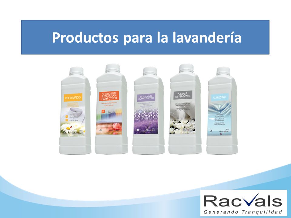 Productos para la lavandería